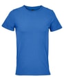 Goedkope T-shirt Sols Unisex Round-neck Titan Royal Blue